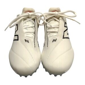 New Balance BurnX4 Lacrosse Cleats Womens US 5.5 White Black Athletic Lace Up